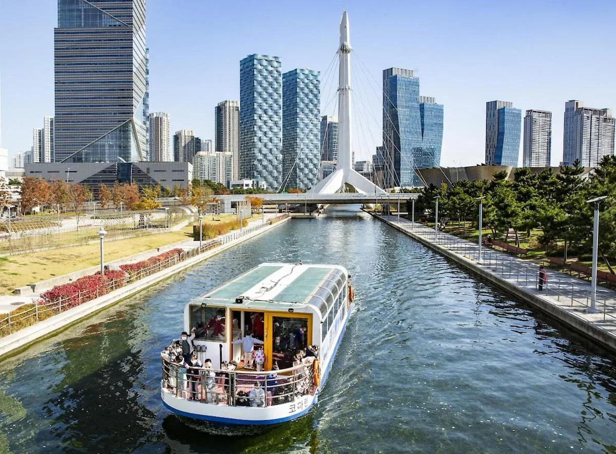 아파트 Songdo Sensory Stay # Couple Trip # View Restaurant # Free Parking # Hotel Bedding # Netflix 인천 대한민국